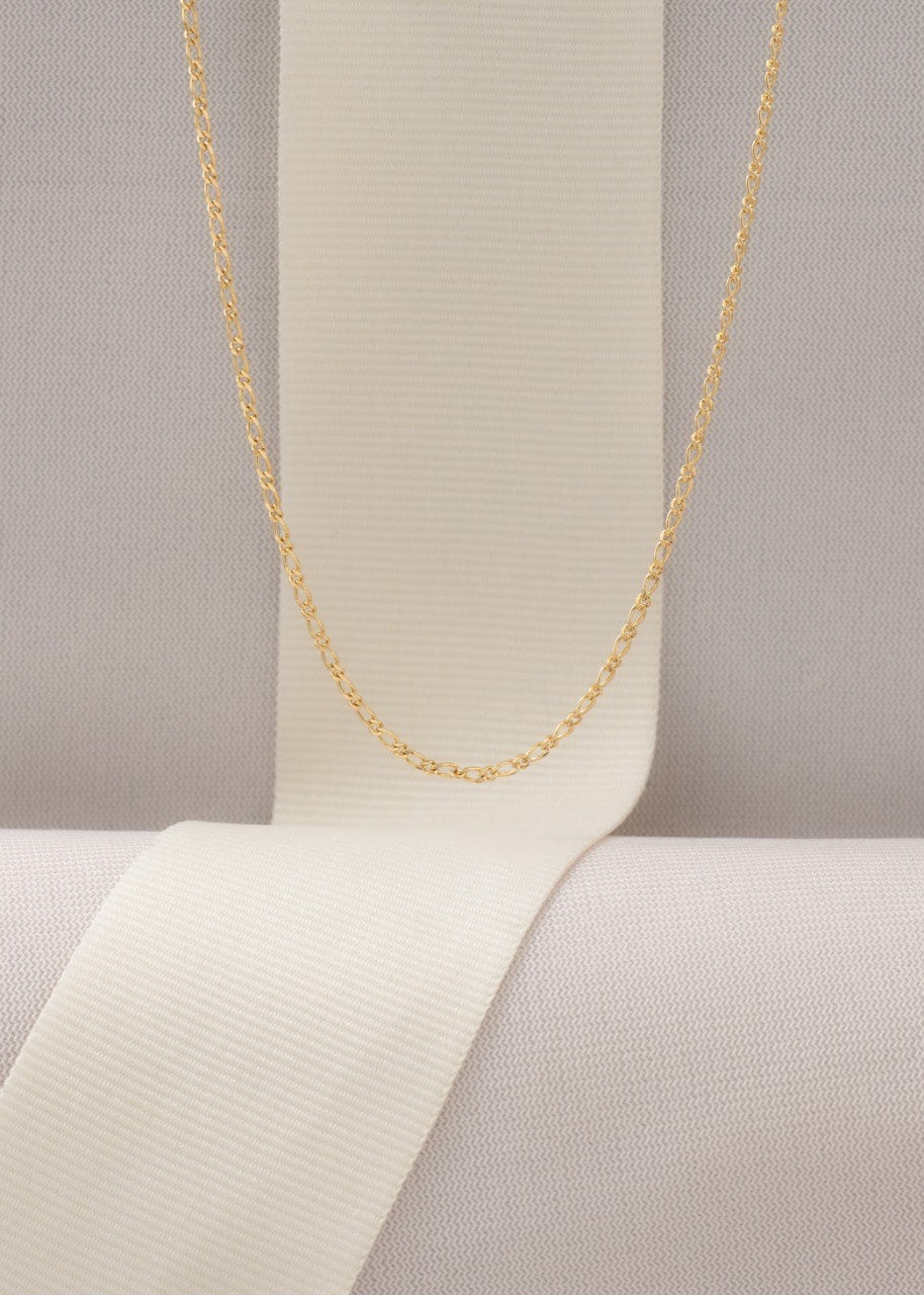 CADENA TEJIDO 1X1 ORO LAMINADO 18K - 3