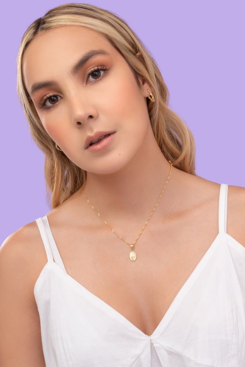 CADENA TEJIDO SINGAPUR ALARGADA ORO LAMINADO 18K - 4