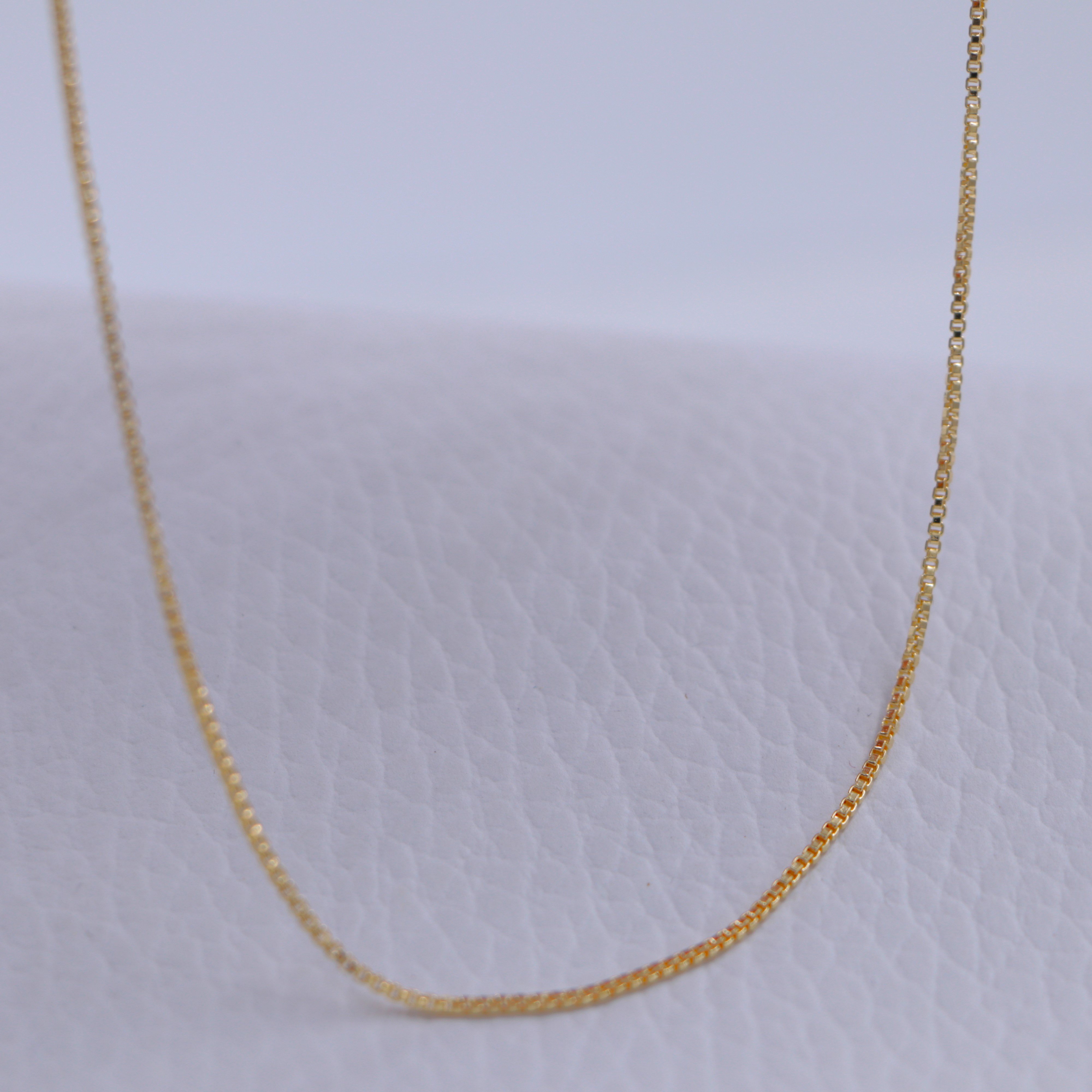 CADENA TEJIDO VENECIANA ORO LAMINADO 18K - 1