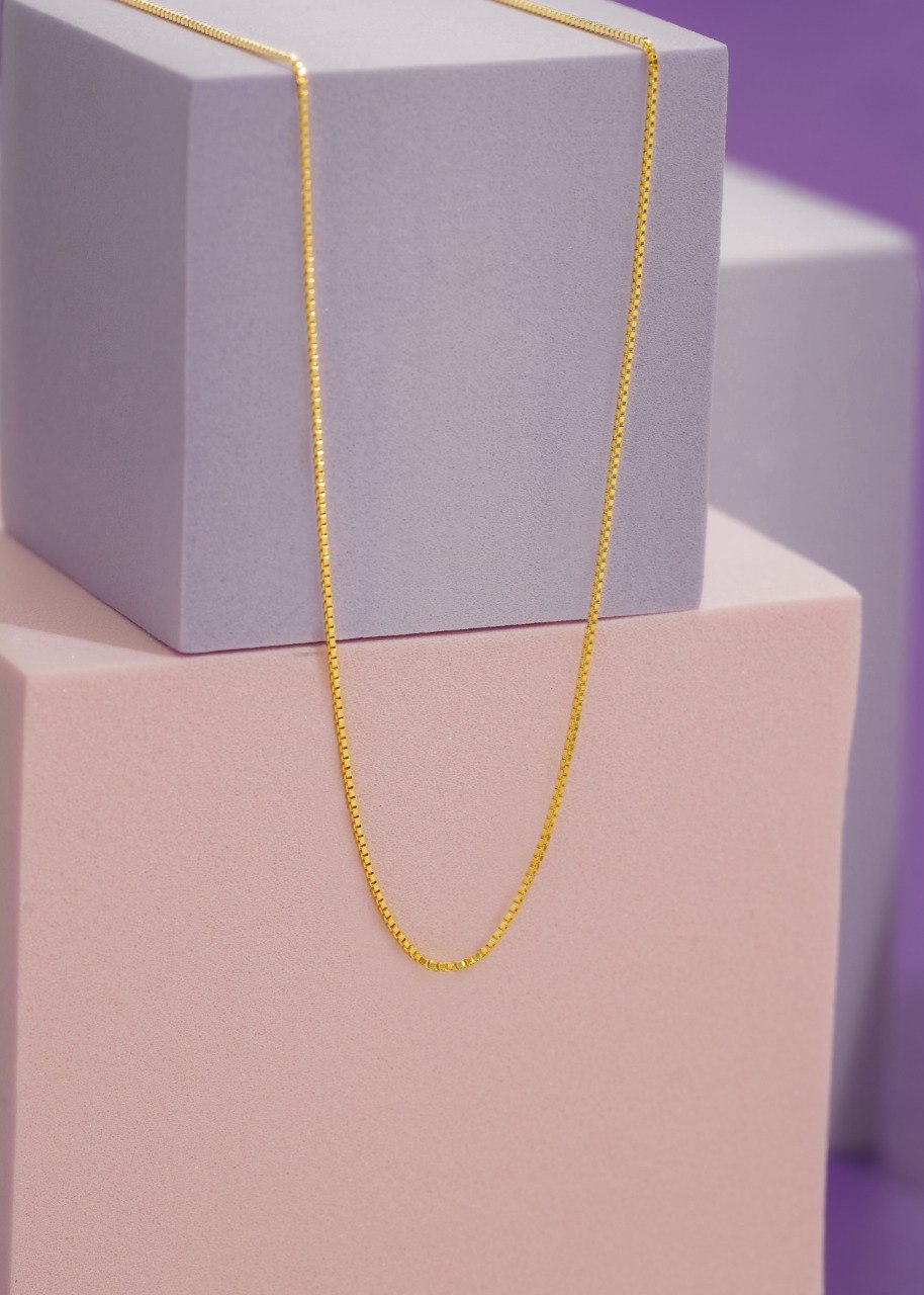 CADENA TEJIDO VENECIANA ORO LAMINADO 18K - 2