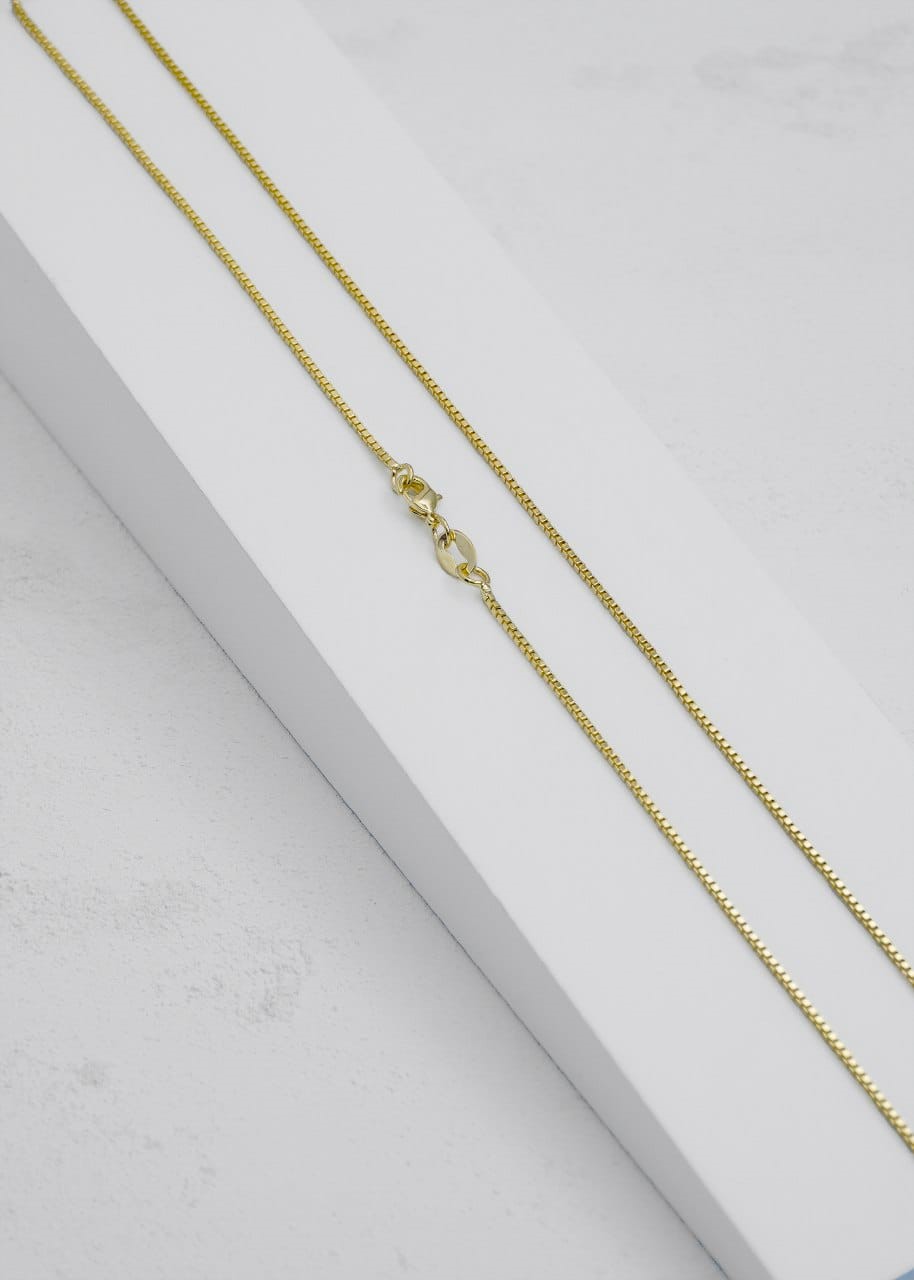 CADENA TEJIDO VENECIANA ORO LAMINADO 18K - 4
