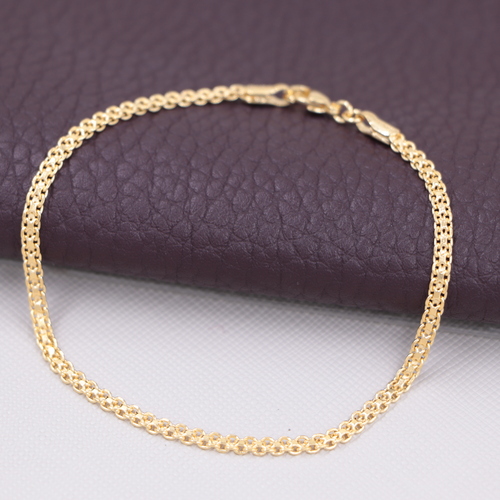 PULSERA TEJIDO CHINO ORO LAMINADO 18K - 1