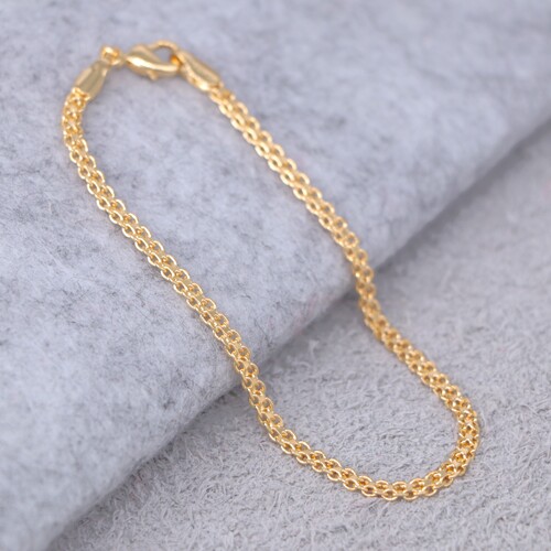 PULSERA TEJIDO CHINO ORO LAMINADO 18K - 4