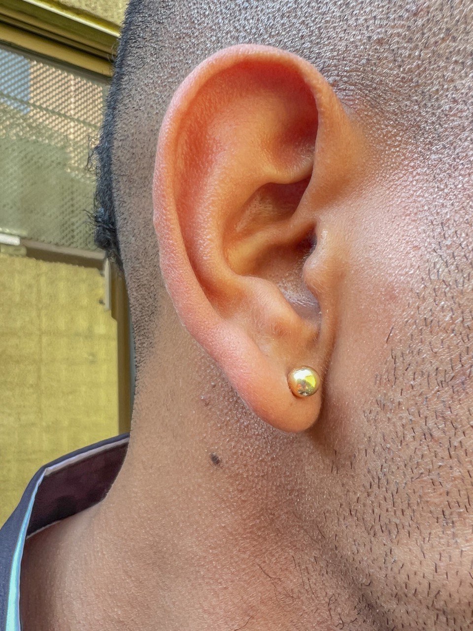 ARETE TOPO BALÍN 6MM ORO LAMINADO 18K - 3