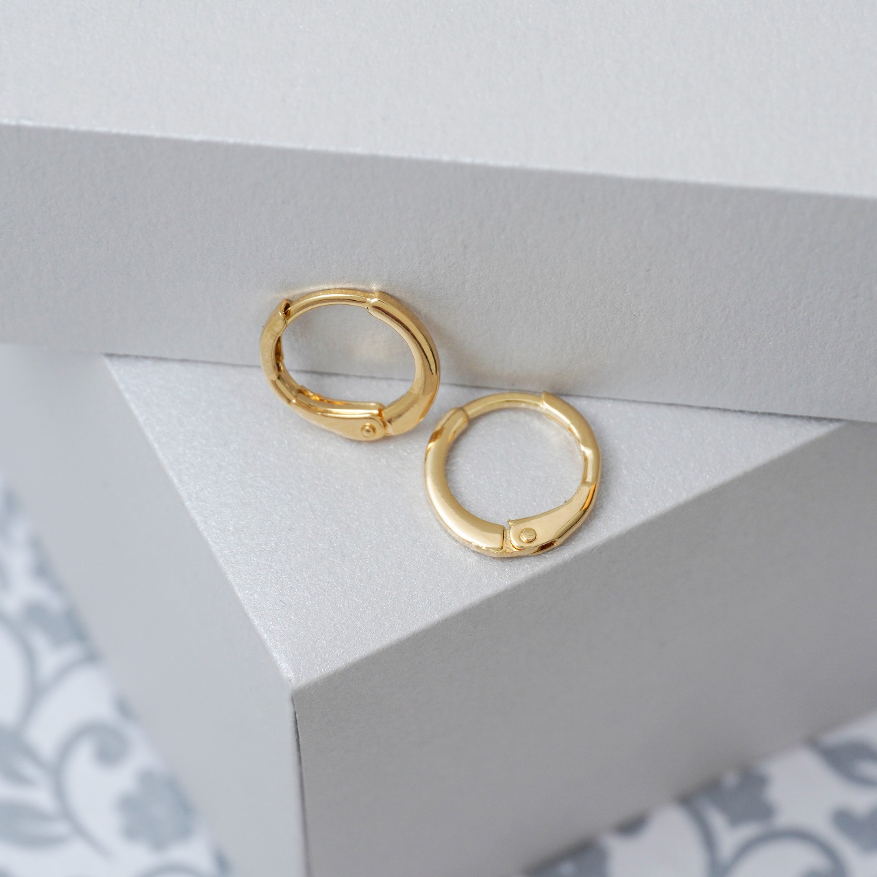ARETE CANDONGAS BABY ORO LAMINADO 18K - 2