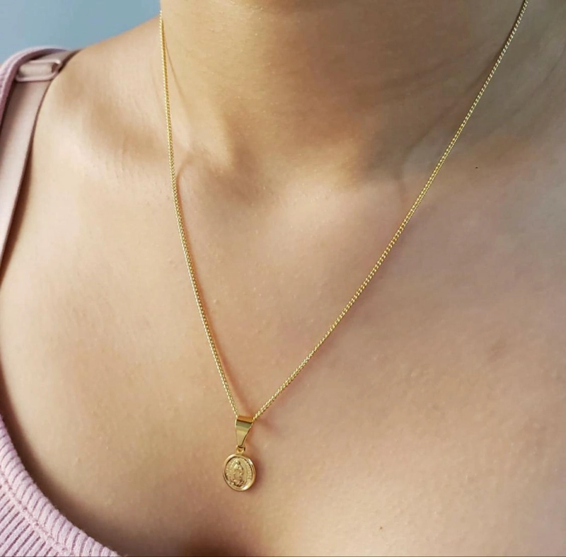CADENA CUBANA EN ORO LAMINADO 18K - 2