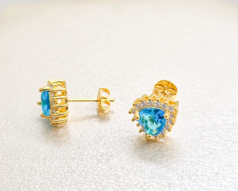 ARETE BONDI HEART EN ORO LAMINADO 18K - 2