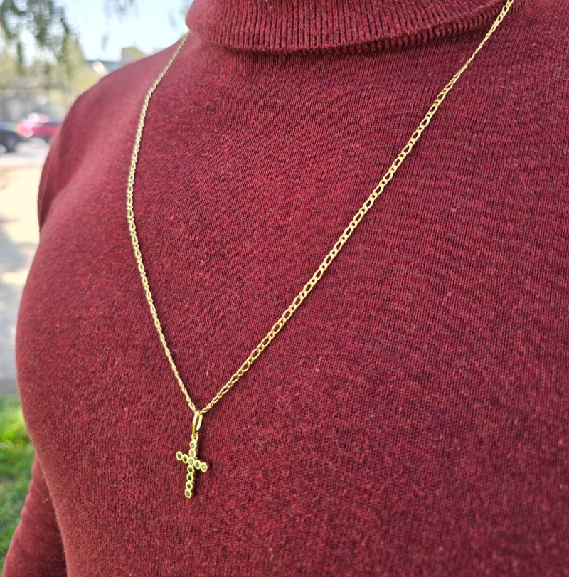 CONJUNTO CADENA Y COLGANTE EN ORO LAMINADO 18K - 2