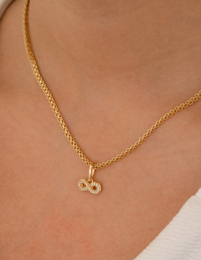 CONJUNTO CADENA Y COLGANTE EN ORO LAMINADO 18K - 1