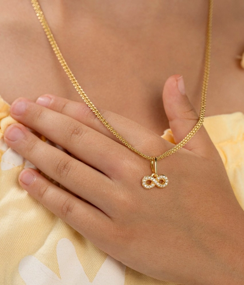 CONJUNTO CADENA Y COLGANTE EN ORO LAMINADO 18K - 2