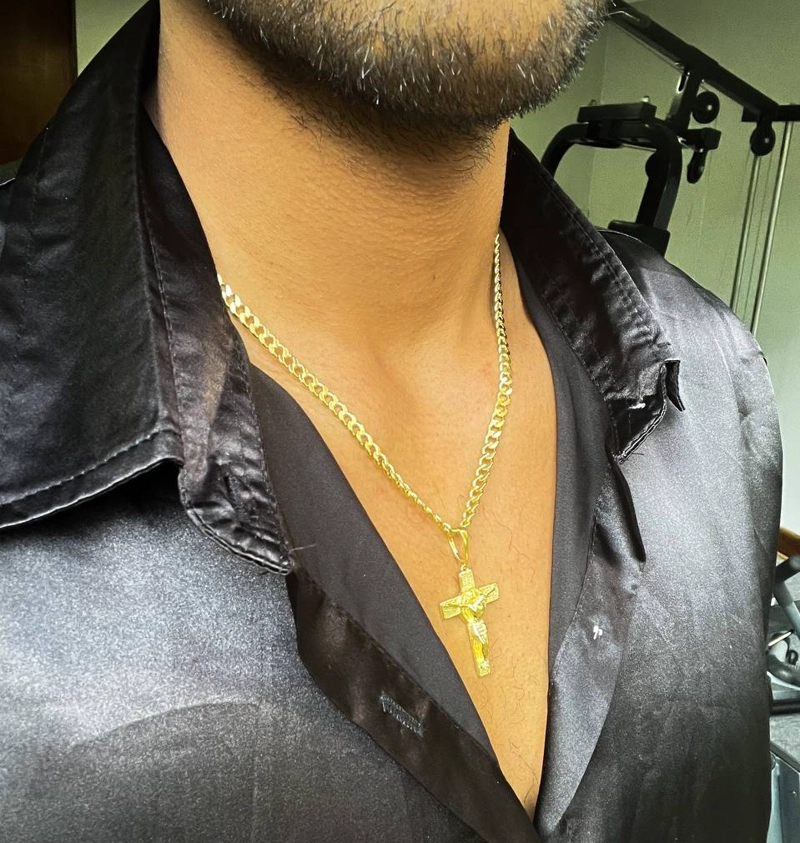 CONJUNTO CADENA Y COLGANTE EN ORO LAMINADO 18K - 2