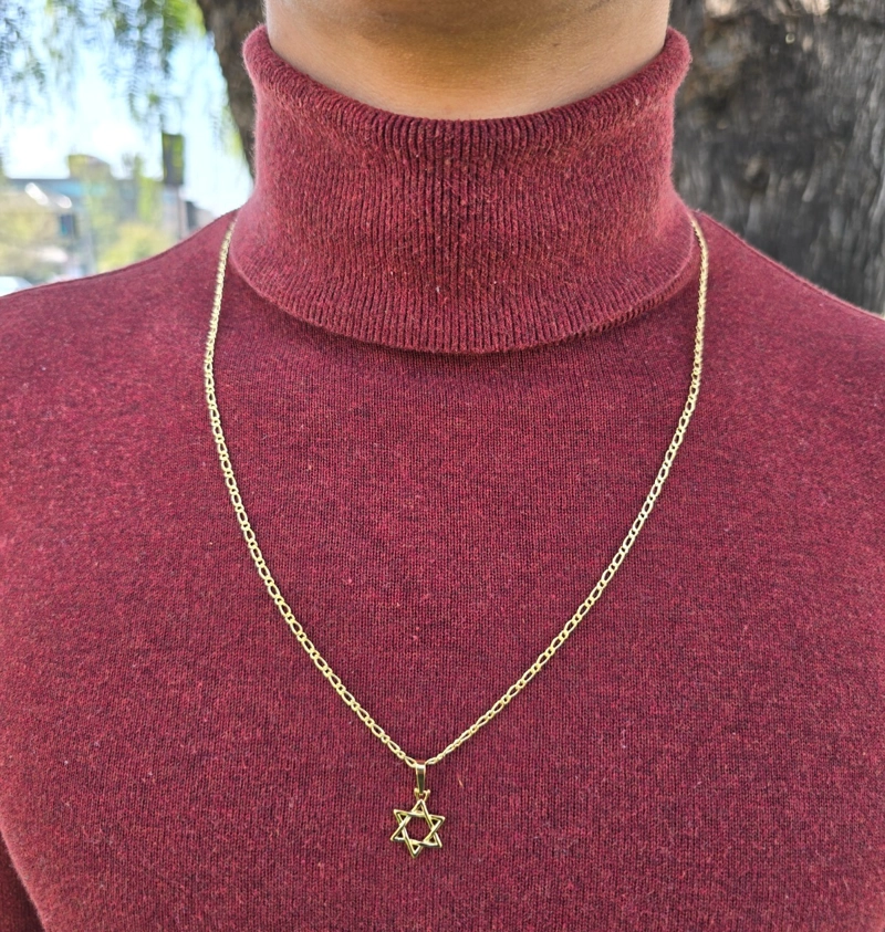 CONJUNTO CADENA Y COLGANTE EN ORO LAMINADO 18K - 1