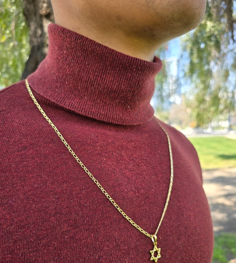 CONJUNTO CADENA Y COLGANTE EN ORO LAMINADO 18K - 2