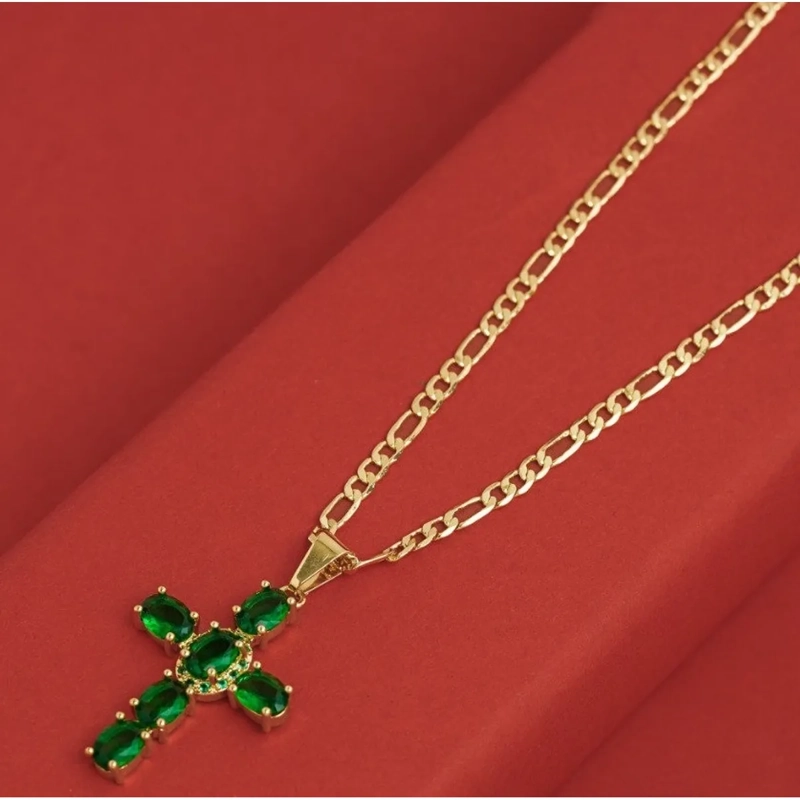 CONJUNTO CADENA Y COLGANTE EN ORO LAMINADO 18K - 2