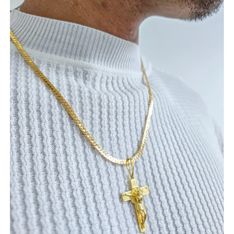 CONJUNTO CADENA Y COLGANTE EN ORO LAMINADO 18K - 2