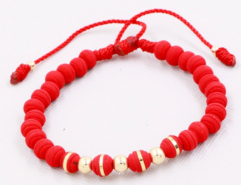 BRAZALETE UNISEX AJUSTABLE EN ORO LAMINADO 18K - 1