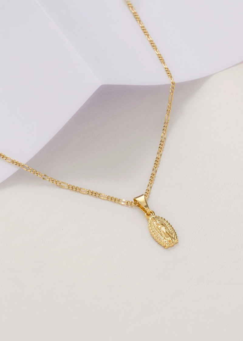 COLGANTE GUADALUPE FINITA ORO LAMINADO 18K - 3