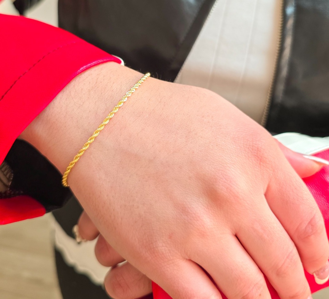 PULSERA TEJIDO TOURBILLON ORO LAMINADO 18K - 2