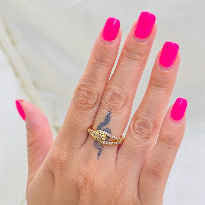 ANILLO SOVERING AJUSTABLE ORO LAMINADO 18K - 2