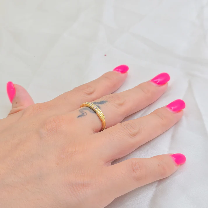 ANILLO CT KINGDOM AJUSTABLE ORO LAMINADO 18K - 2