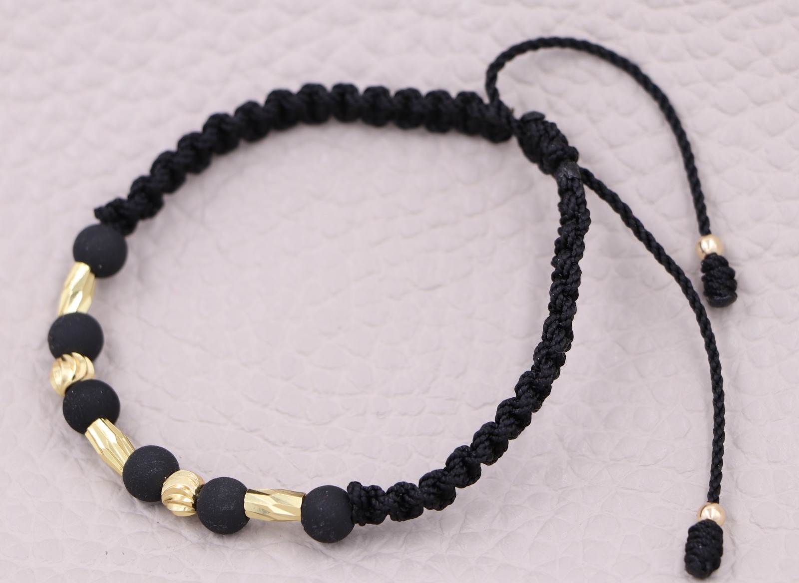PAREJAS MACRAME  BALIN CANUTILLO ORO LAMINADO 18K - 2