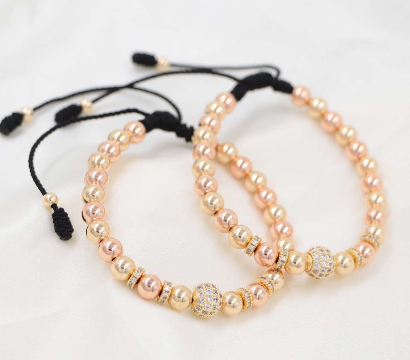 BRAZALETES PARA BODA ESPOSOS EN ORO LAMINADO 18K - 1
