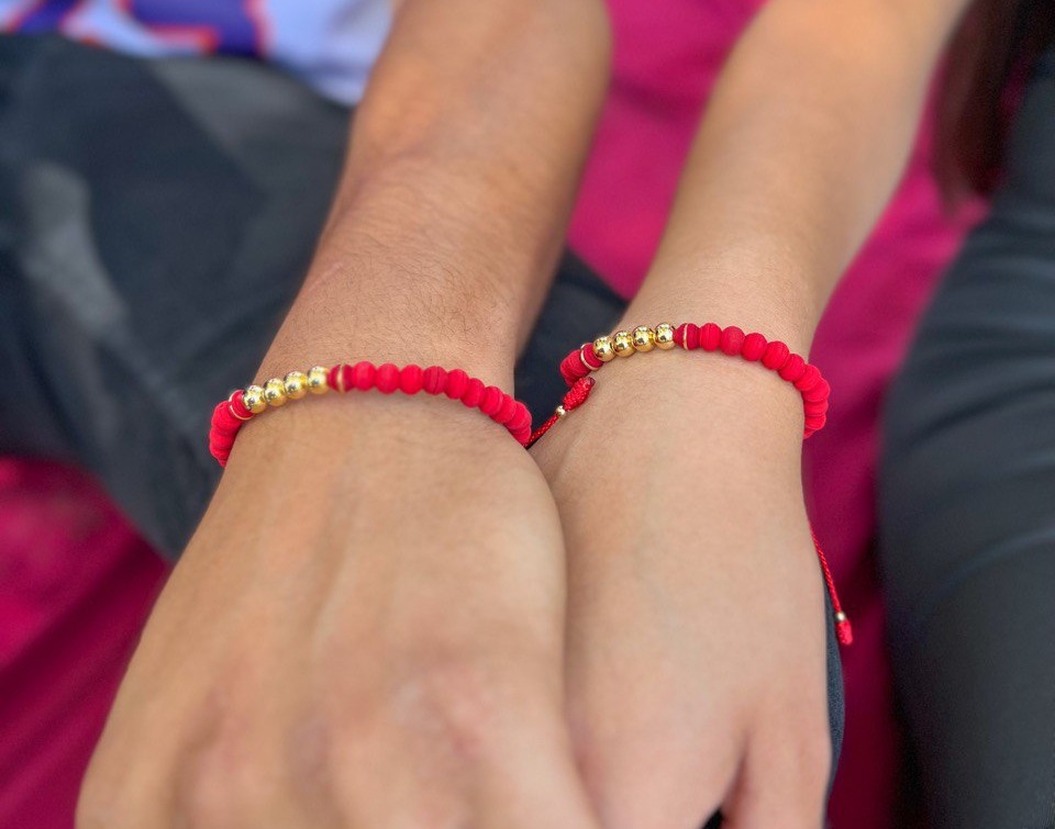 BRAZALETES BALIN PAREJAS ORO LAMINADO 18K - 1