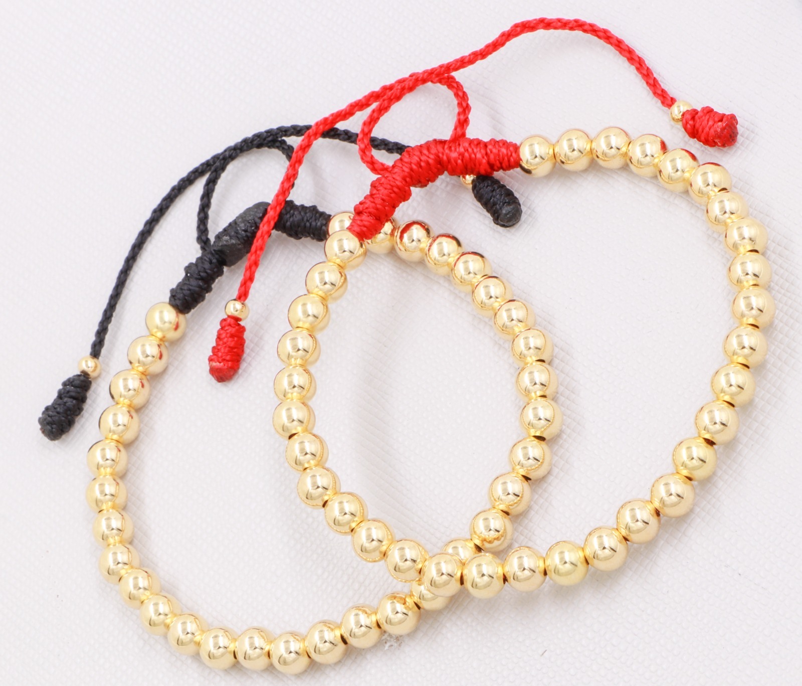 BRAZALETES CLASICOS PAREJAS ORO LAMINADO 18K - 1
