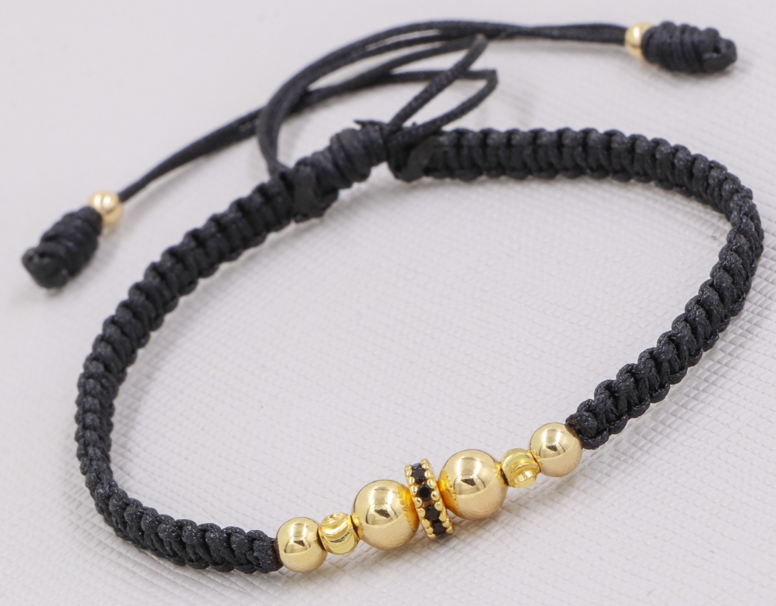 BRAZALETES TEJIDOS ORO LAMINADO 18K - 2