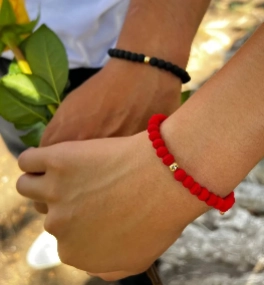 BRAZALETE CLASICO BALIN PAREJAS ORO LAMINADO 18K - 1