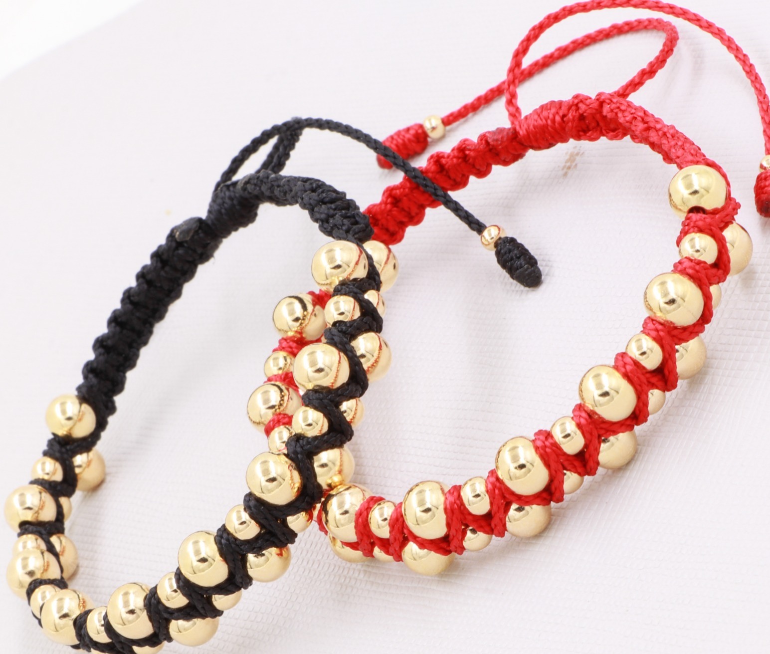 BRAZALETES VIP 6,4MM PAREJAS ORO LAMINADO 18K - 1