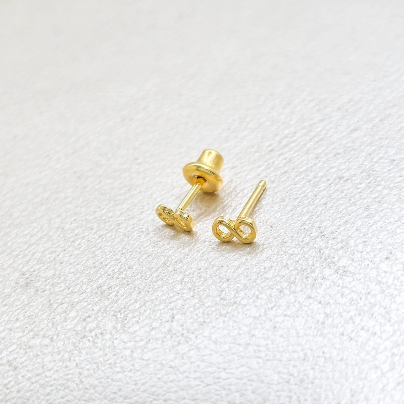 AROS INFINITO MINI ORO LAMINADO 18K - 1