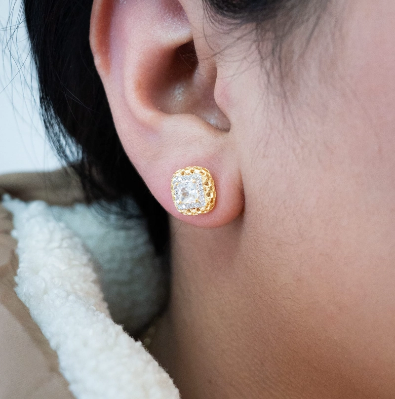 AROS LUXO 1CM ORO LAMINADO 18K - 2