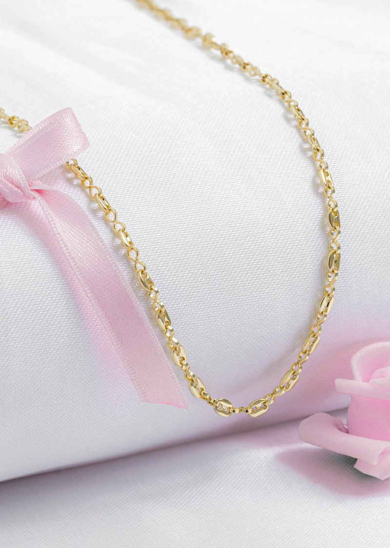 CADENA DELGADA DAMA ORO LAMINADO 18K - 1