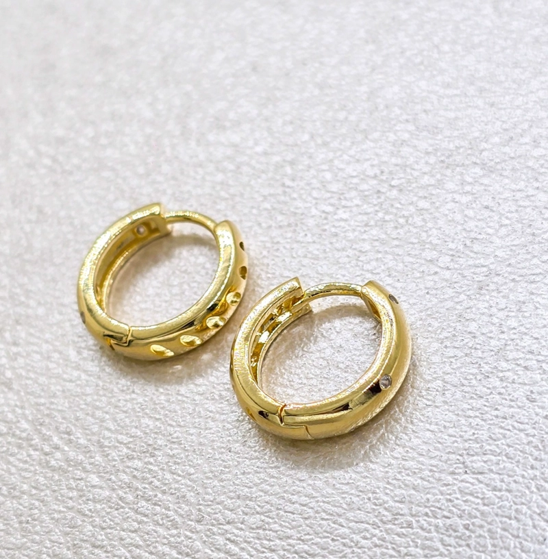 AROS CANDONGA SUNSET ORO LAMINADO 18K - 1