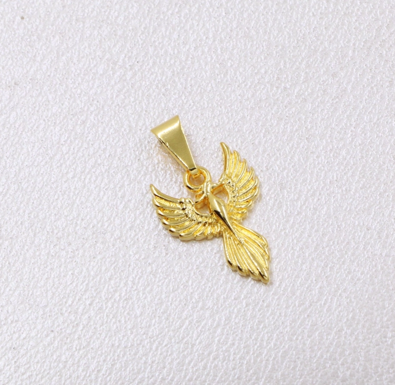 COLGANTE AVE FENIX ORO LAMINADO 18K - 1