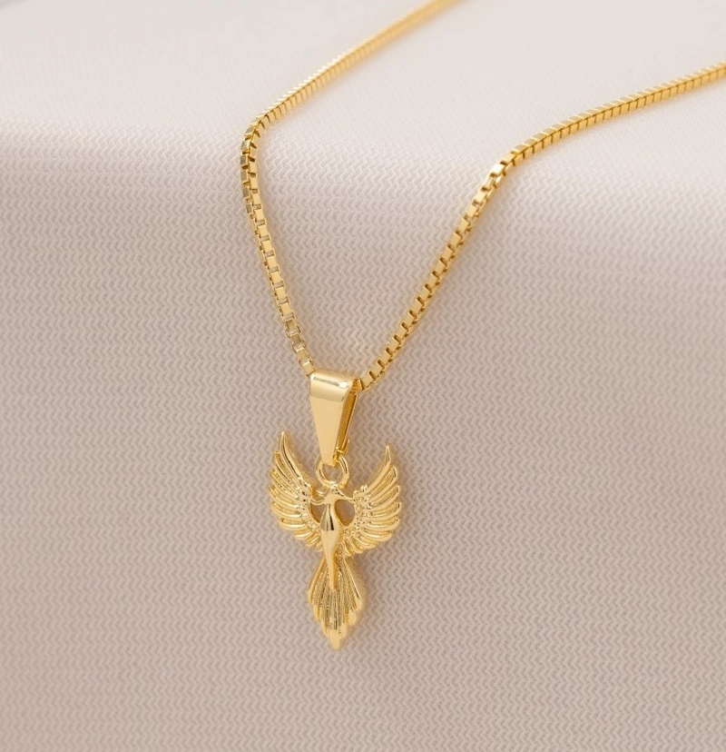 COLGANTE AVE FENIX ORO LAMINADO 18K - 2