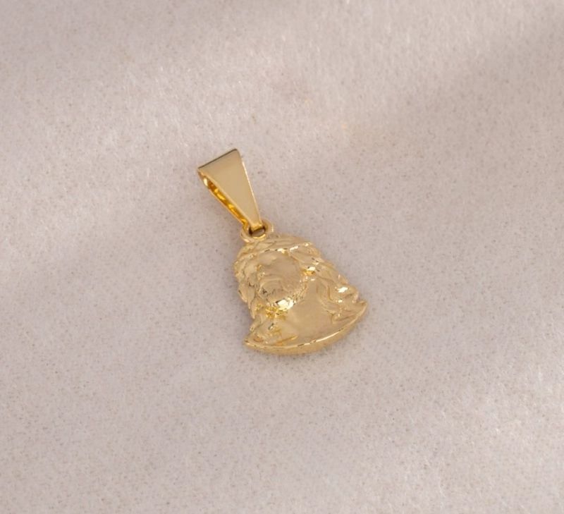 COLGANTE DIVINO ROSTRO ORO LAMINADO 18K - 2