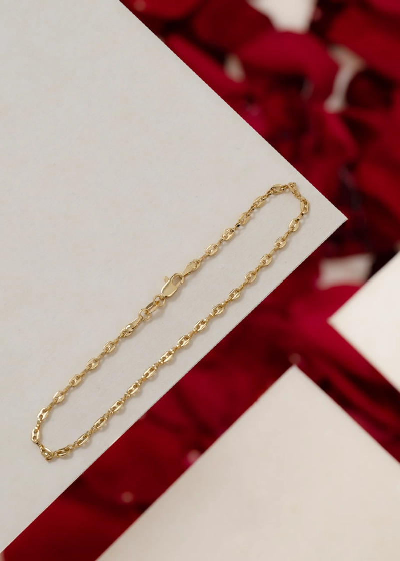 TOBILLERA ORO LAMINADO 18K - 1