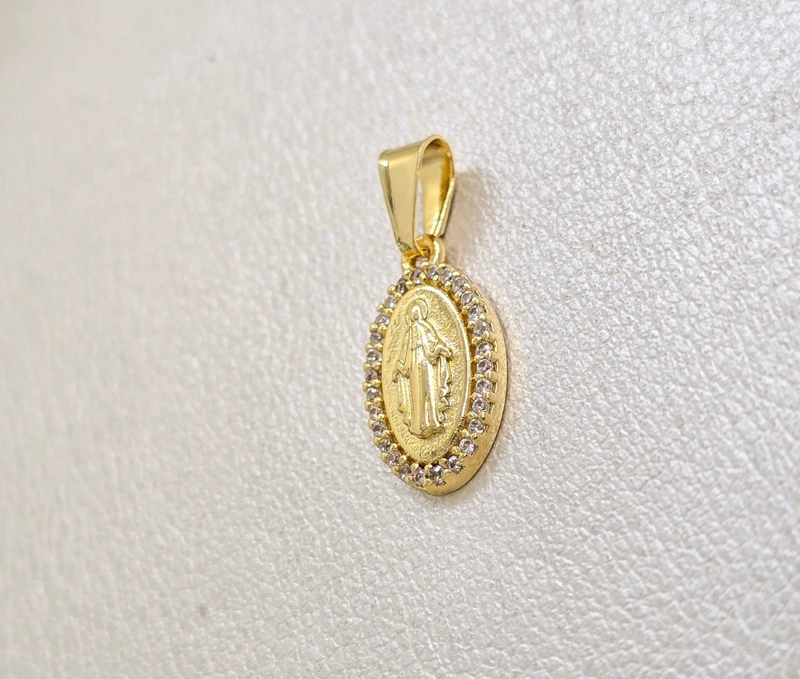 COLGANTE MILAGROSA ORO LAMINADO 18K - 1