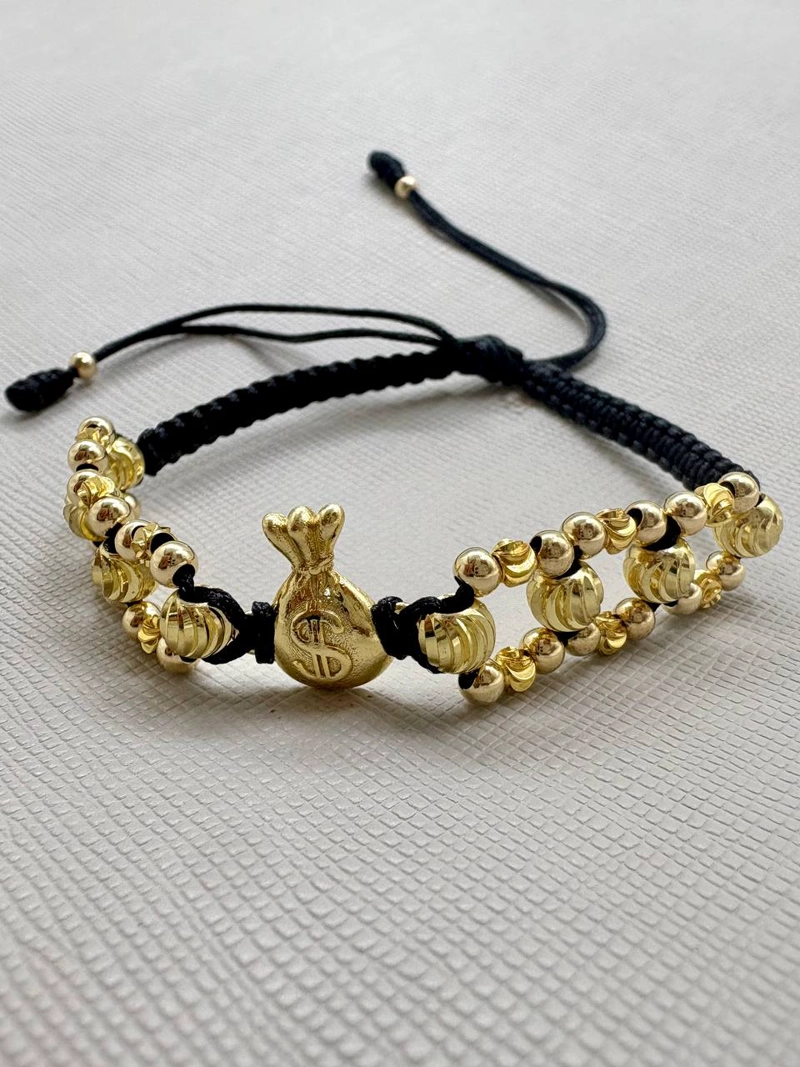 BRAZALETE AJUSTABLE ABUNDANCIA ORO LAMINADO 18K - 2