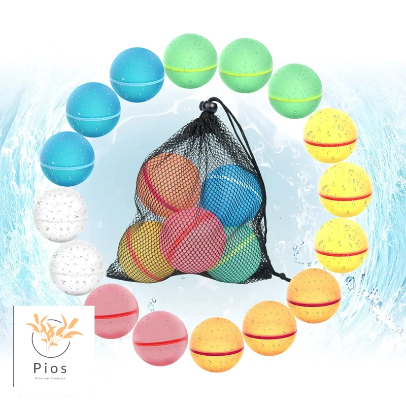 PACK 8 BOMBITAS DE AGUA REUTILIZABLES CON CIERRE MAGNÉTICO - 1