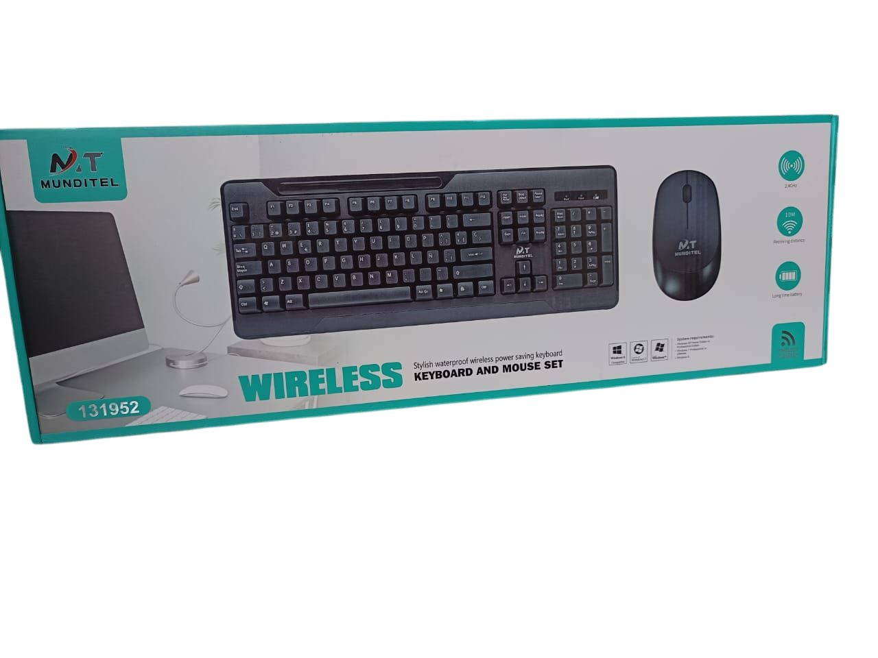TECLADO + MOUSE INALÁMBRICO - 2