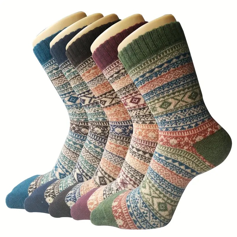 CALCETINES TÉRMICOS RÚSTICOS PACK 5 PARES - 1