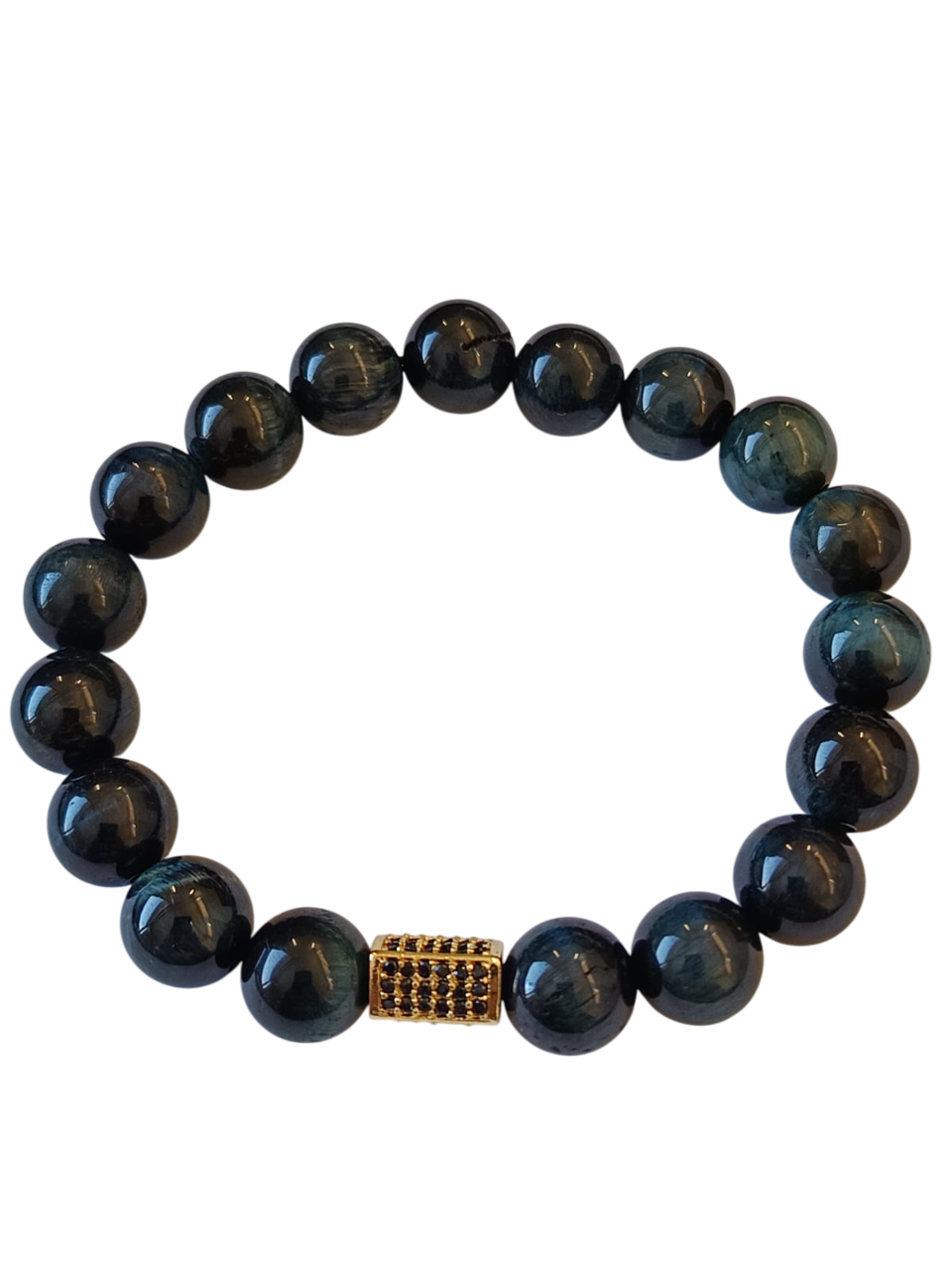 PULSERA DE OJO DE TIGRE AZUL – INTUICIÓN, PROTECCIÓN Y PODER INTERIOR - 4