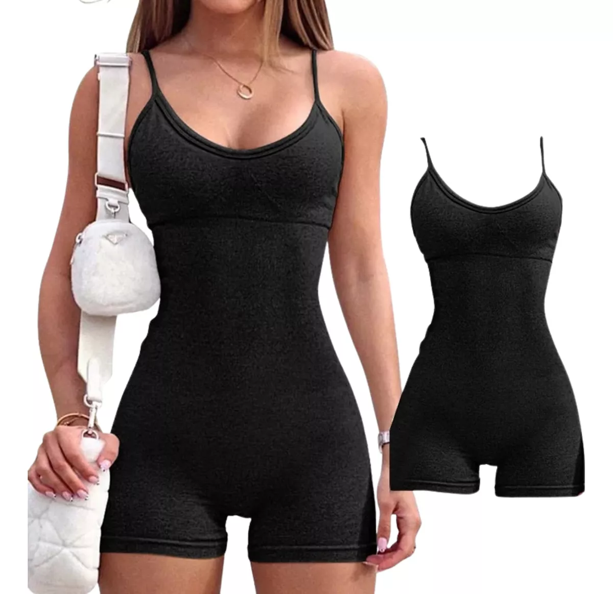 ENTERITO FITNESS BODY MODELADOR MONO LEVANTA COLA JUMPSUIT Y01 - 2