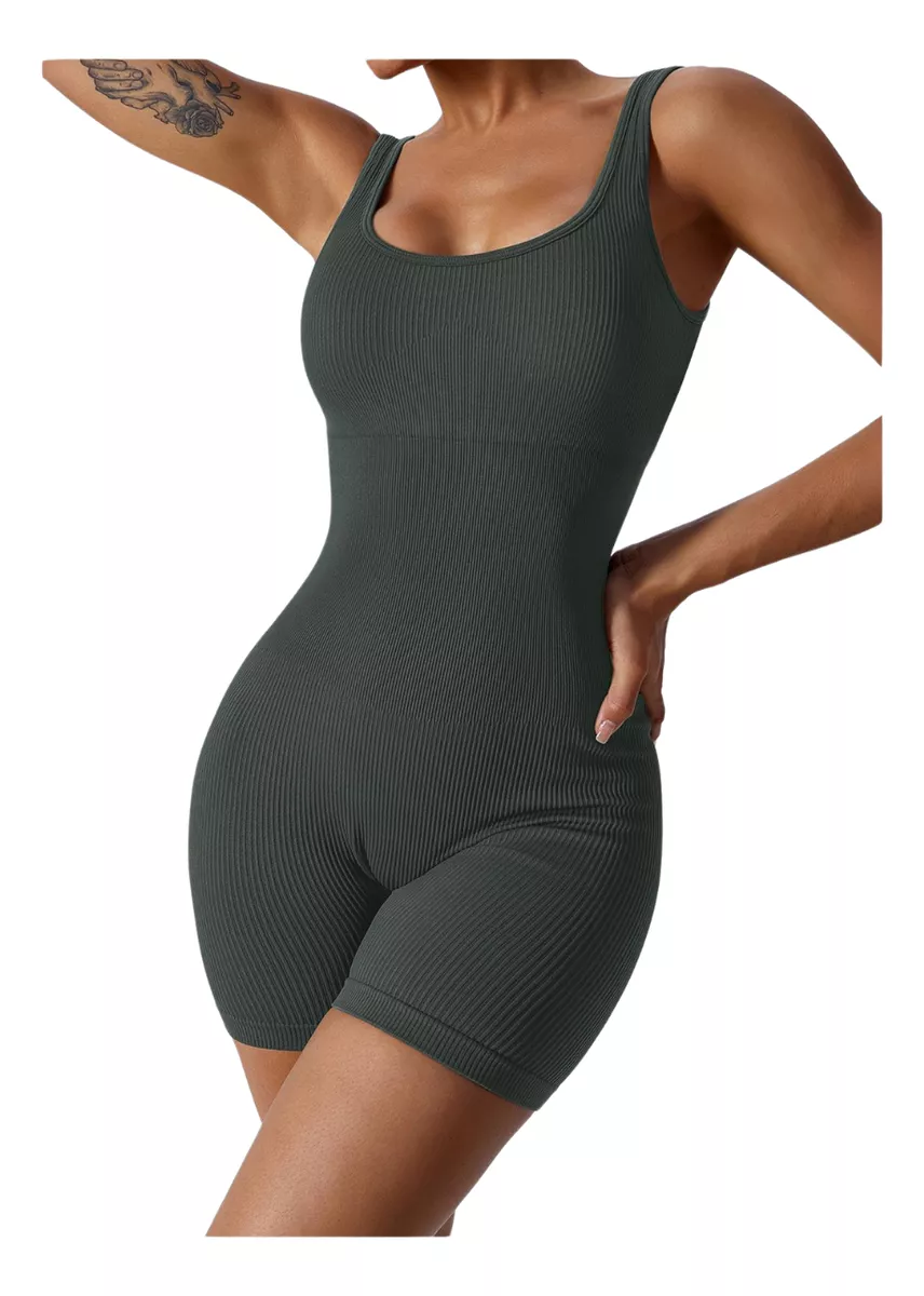 ENTERITO FITNESS BODY MODELADOR MONO UNA PIEZA JUMPSUIT Y02 - 2