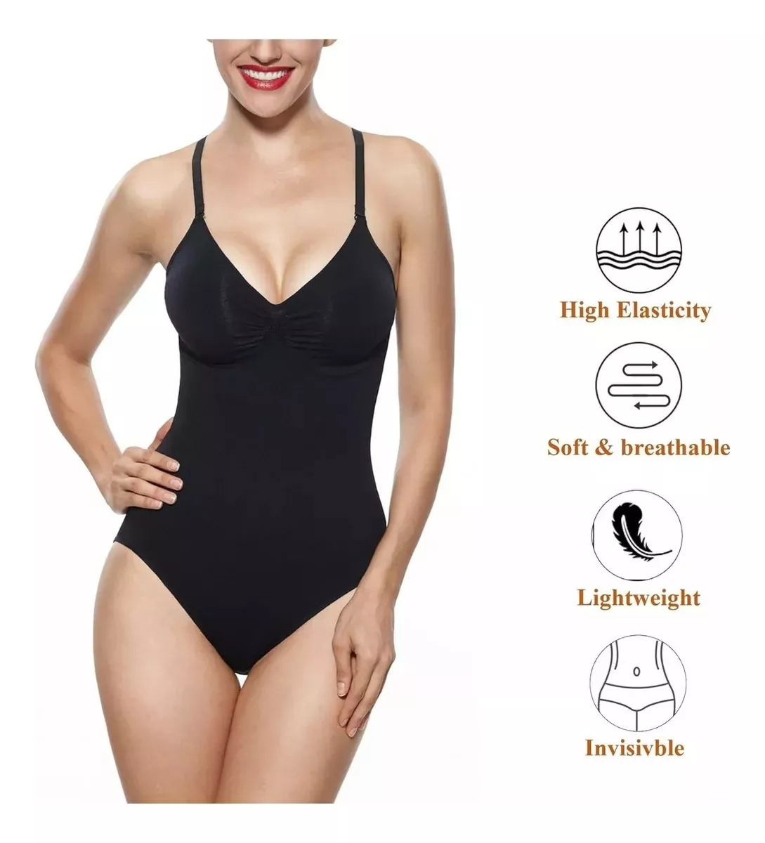 BODY MUJER AJUSTABLE MODELADOR COMPRESIÓN CALCE COMODO 826 - 3