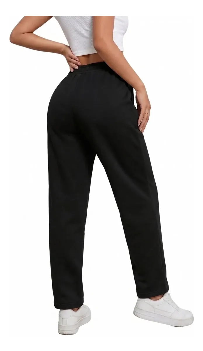 PANTALON JOGGER BUZO MUJER ALGODON FORRO POLAR 138 - 5