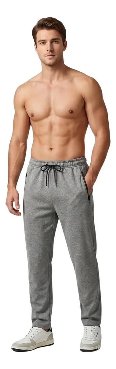 PANTALON BUZO RECTO TRADICIONAL INVIERNO TALLAS GRANDES 967 - 3